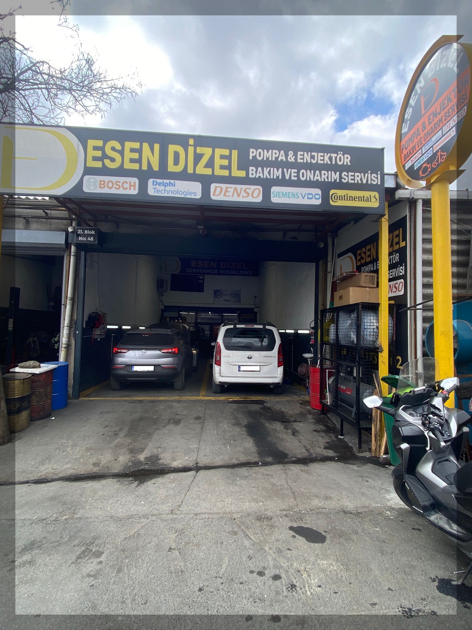 Esen Dizel atölye dış cephe fotoğrafı